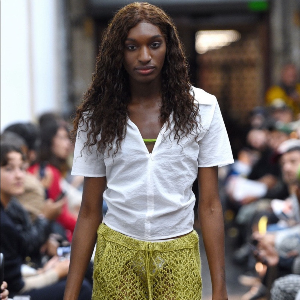 *NWT* Gauntlett Cheng sheer white shorts — unisex! - Picture 8 of 8